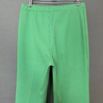 Vintage 70s Slacks Women Wide Leg Pants Plaid Green White Retro Pykettes Mod Size M Photo 5