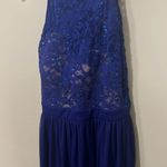 Morgan & Co Blue/Indigo lace formal dress Photo 2