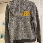 NFL  Team Apparel Green Bay Packers Fleece Sherpa Gray Hoodie XL Photo 3