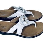 Clarks Shoe Lauriann Gema White Flower Sandal 7 Photo 2