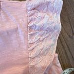 Anthropologie  Pepin coral ruffle eyelet cotton top Small Photo 8