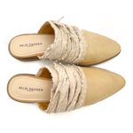 Kelsi Dagger  Brooklyn Alder Mules Size 9 Tan Leather Pointed Toe Boho Slip On Photo 11