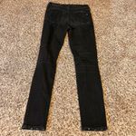 Rag and Bone High Rise Ankle Skinny Jeans Women's Size 27 Black Distressed Photo 6