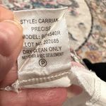 Theory  Carrian Stretch Cotton Peplum Short Sleeve Round Neck Top White S Photo 8