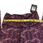 Zumba NWT Plum Purple Glitter Ruched Leggings New Photo 6