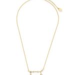 NWT Sterling Forever Gemini Constellation Necklace Gold Photo 6