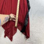 Speechless Y2K  Sz M Babydoll Dress Red Empire Asymmetrical Fairy Whimsy Vampire Photo 13