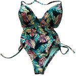 Shade & Shore NWT,  Teal Dream one Piece Swimsuit Photo 1