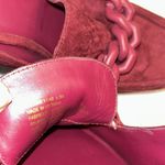 Open Edit  in Red Cranberry Slip on Platform Pump Shoes(Size 9.5M) Photo 5