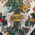 Gucci Rare Vintage Paolo  Silk Floral Scarf 90cm Square Photo 2