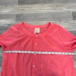 Forgotten Grace  pink embroidered lace 3/4 sleeve button down size medium 021 Photo 3