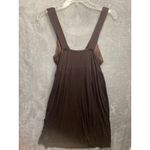 Moa Moa  Brown Beaded V Neck Tank Top Tunic Women's Size M Photo 5