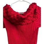 United States Sweaters Off the Shoulders Red Sweater Size Medium Photo 5