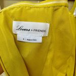 Lovers + Friends Karen Yellow One Shoulder Wrap Mini Dress Sz M Photo 5