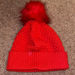 Lululemon athletica Red Knit Pom-Pom Hat Photo 0