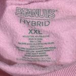 Charlie Brown and Snoopy Peanuts Pink Graphic Print Sweatshirt Size XXLarge XXL Photo 2