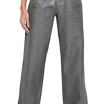 Wild Fable Wild Fable High-Rise Baggy Jeans Metallic Gray Wash Wide Leg Size 10 Photo 0