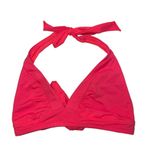 Athleta Hot Pink Unlined Triangle Tie Back Bikini Top Photo 0
