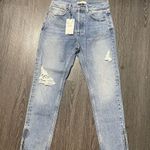 ZARA Slim fit Straight Leg Zipper Light Wash Blue Jeans 31" NWT. B-1042 Photo 0