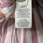 Terra & Sky  Women's Pink Striped Button Down Shirt1X Photo 6