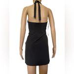 Athleta  Black Backless Halter Dress Photo 2