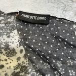 Stylish Black and Brown Patterned Scarf Photo 8