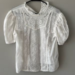 ZARA  Eyelet Top Photo 0