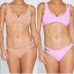 l*space NWT L* One Wave Bikini Top Breakers Bottoms Reversible Bikini L/XL Photo 0
