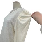 Derek Lam 10 Crosby Amara Puff Sleeve Long Sleeve Tee Shirt Soft White Size XL Photo 6