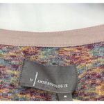 Anthropologie Puff Sleeve Knit Henley Top Women's M Boat Neck Romantic Prairie Photo 10