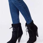 Veronica Beard  "Hawthorne" Black Suede Booties 38 Photo 11