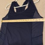 Lululemon  Embodiment Tank Top Size 10 Navy Blue Women’s Mesh Athletic Photo 6
