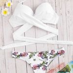 Romwe Push Up Top W Flower Print Bikini Set Photo 0