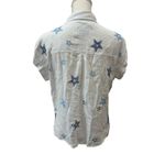 Rails White Star Embroidered Button Down Shirt Size XXS Photo 3