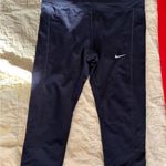 Nike Women’s  Black Capri and Colorblock Leggings Set Size Medium Photo 1
