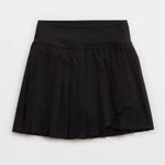 Aerie OFFLINE By  Tiebreaker Pleated Skort Tennis Black Size Medium Photo 2