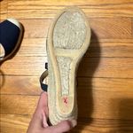 Talbots Lyndsay Strappy Canvas Espadrille Wedges Indigo Navy size 9.5 nautical Photo 8