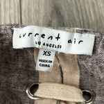 Anthropologie Current Air Strapless Lace Up Wrap Around Linen Stripe Top | XS Photo 4