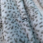 Faux Fur Cheetah Coat Blue Photo 3