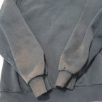 Nike Sweatshirt Size Large Full Zip Up Hooded Sweatshirt Embroidered Logo Faded Fading Black Photo 6