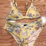 LA Hearts Yellow Floral Bikini Photo 0