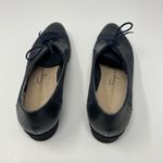 Salvatore Ferragamo  Women's Lace Up Black Leather Oxford Shoes Size 7.5 2A Photo 3