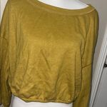 We The Free  Oversized Bubble Crop Pullover light Sweater Medium Free People Photo 2
