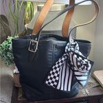 Coach Authentic 1941 (VINTAGE) leather/canvas zip top closure shoulder bag Photo 0