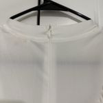 POL Womens‎  White Sheer Boho  Top Sz Small Zipper Closure Photo 4