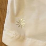Athleta  short sleeve shirt Small White high low hem detail seam sleeve soft Photo 6