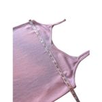 St. John  Wool Blend Santana Knit V-Neck Tank In Frosted Rose Size XL Photo 7