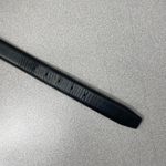 LP Blue Belt Womens Medium Black Vegan Leather Faux Pearl Buckle 1.25in Classic Photo 4