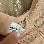 Aerie Real Good Peach Padded Lace Bralette Bra Top 38C Photo 4