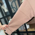 Abercrombie YPB bomber jacket scuba zip up taupe workout active airessentials Brown Size L Photo 4